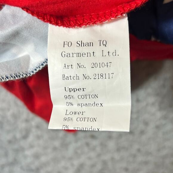 Stars Stripes July 4th Outfit Toddler Girl 110 4-5 yr Red Blue Top Crop Pant NEW - Picture 11 of 14